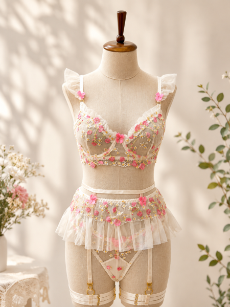 طقم جارتير swan blossom set 🦢🌸